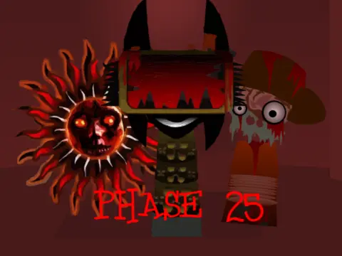 Sprunki Phase 25 - New Characters Fresh Beats Game Logo