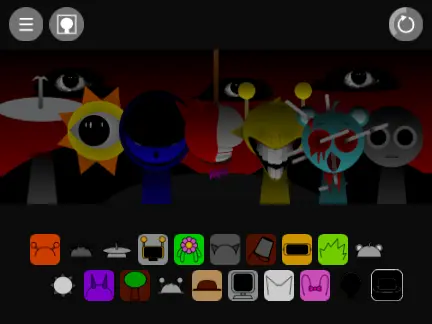 Sprunki Phase 3 V4 game logo featuring fan-created character artwork