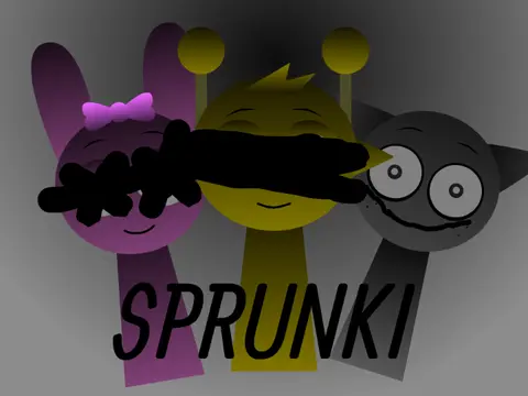 Sprunki Phase 4 remix game logo featuring renamed character roster