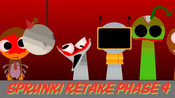 Play Sprunki Phase 4 Retake definitive remastered edition online