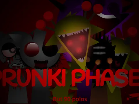 Sprunki Phase 5 But 90 Polos game logo cover
