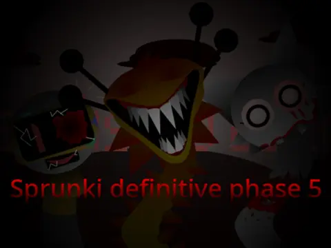 Sprunki Phase 5 Definitive Edition Logo Official Sprunki Phase 5 Definitive Reupload Game Cover Art
