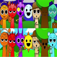 Sprunki Phase 69 logo with gold and platinum accents