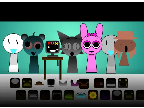 Sprunki Phase 7 Normal Edition cover logo featuring the original character design