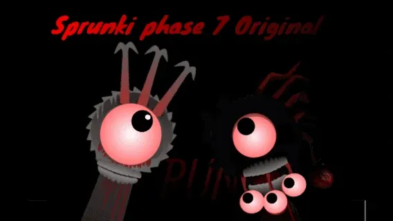Official Sprunki Phase 7 Original game logo featuring classic characters