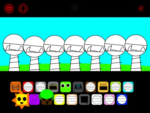 Official Sprunki Phase 8 But Alive V2 game logo featuring vibrant alive characters