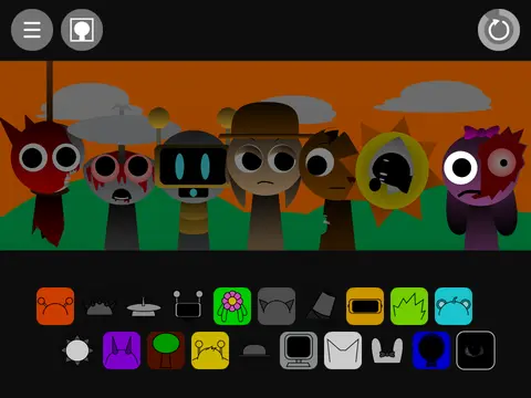 Sprunki Phase 1.70 Characters Showcase Game Logo Cover