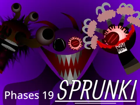Official Sprunki Phase 19 game logo featuring new characters
