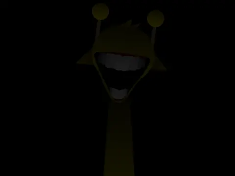 Sprunki Phase 2.75 character with musical notes background