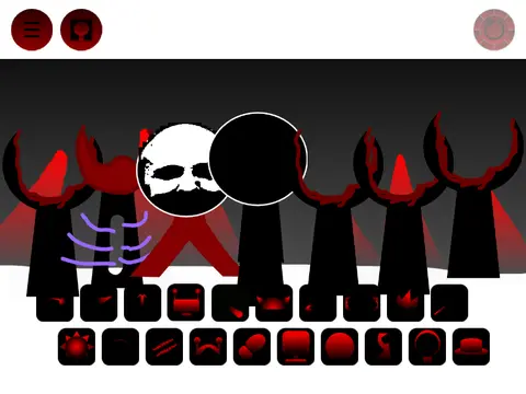 Sprunki Phase 6.5 Horror Edition - Dark Atmosphere Creepy Sounds Game Logo