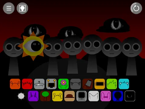 Official logo for Sprunki Remake game featuring updated character designs