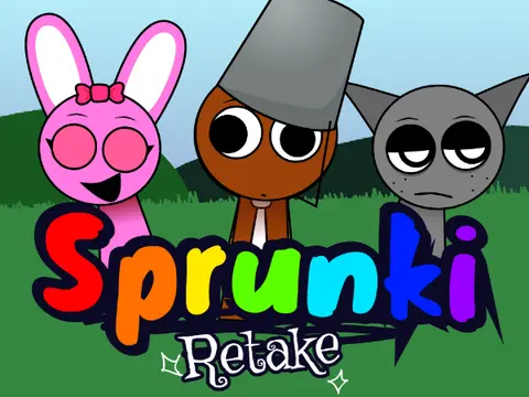 Sprunki Retake Blak But Brud game logo featuring Blak But Brud variant