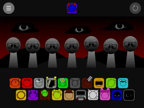 Sprunki Retake by kman0208 game logo featuring Veron character