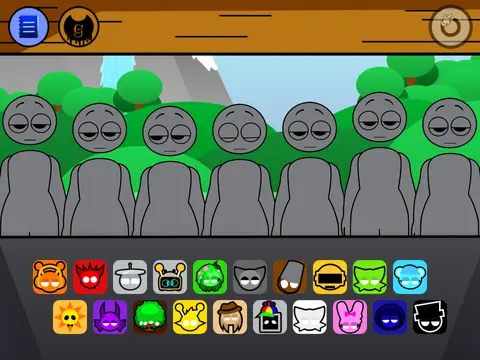 Play Sprunki Retake Human mod online with redesigned human characters