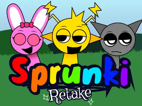 Logo for Sprunki - Retake Remix-2 v4 with milestone unlockables