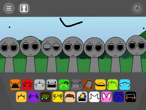 Sprunki Retake Remix game logo featuring community-driven gameplay