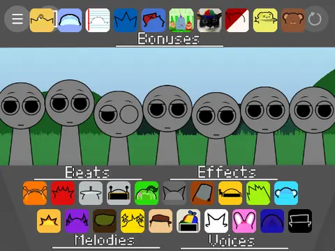 Sprunki Retake Remix game logo featuring horror-themed characters