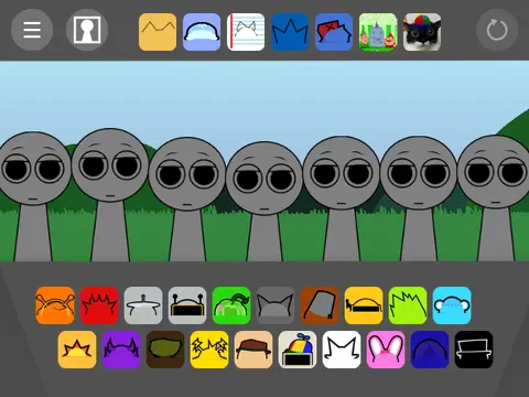 Sprunki Retake Remix V8 game logo featuring milestone reward system