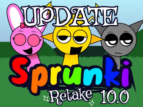 Sprunki Retake Update 1.0 game logo cover - the original update version