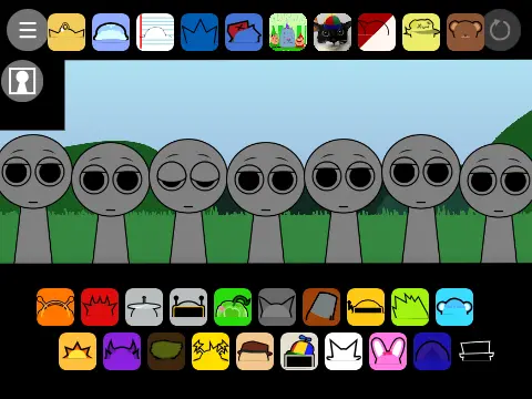 Mod Sprunki Retake Update Remix game logo cover with remix styling