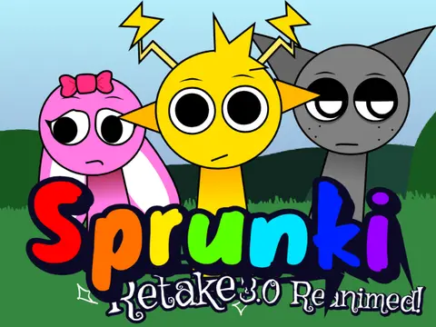 Sprunki Retake Version 3.0 Reanimed Cocrea game logo cover