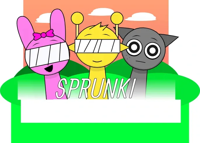 Sprunki Save Remix logo showing characters in a playful rescue scenario