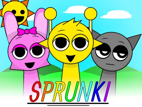 Logo for Sprunki But Ever So Slightly Changed, a first-time modder's experimental project