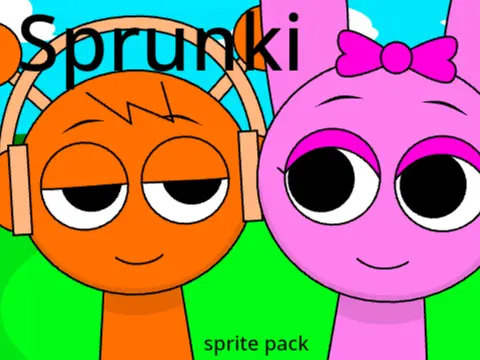 Sprunki Sprite Pack V2 featuring multiple character variations