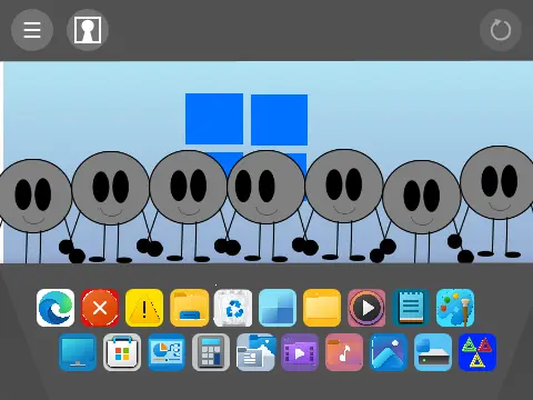 Logo for Sprunki Windows, a classic version of Sprunki Retake