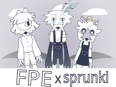 Official logo for Sprunki X FPE music creation game