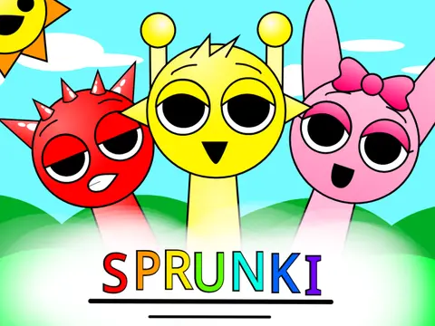 Wenda Incredebox Sprunki v6.5 Scratch Edition game logo featuring character roster