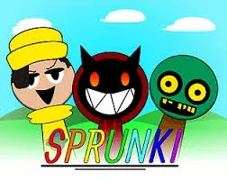 Xdemon Sprunki dark horror rhythm game logo cover